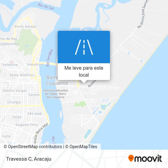 Travessa C mapa