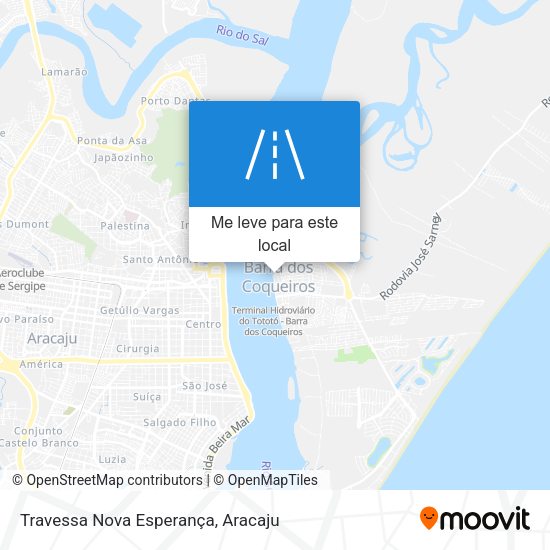 Travessa Nova Esperança mapa