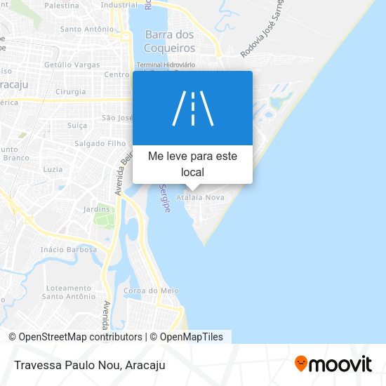 Travessa Paulo Nou mapa