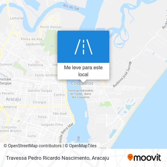 Travessa Pedro Ricardo Nascimento mapa