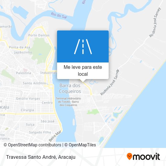 Travessa Santo André mapa