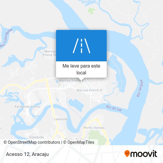 Acesso 12 mapa
