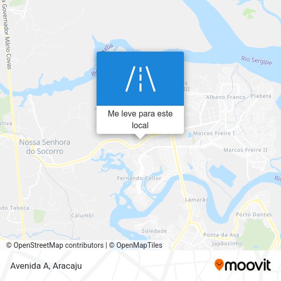 Avenida A mapa