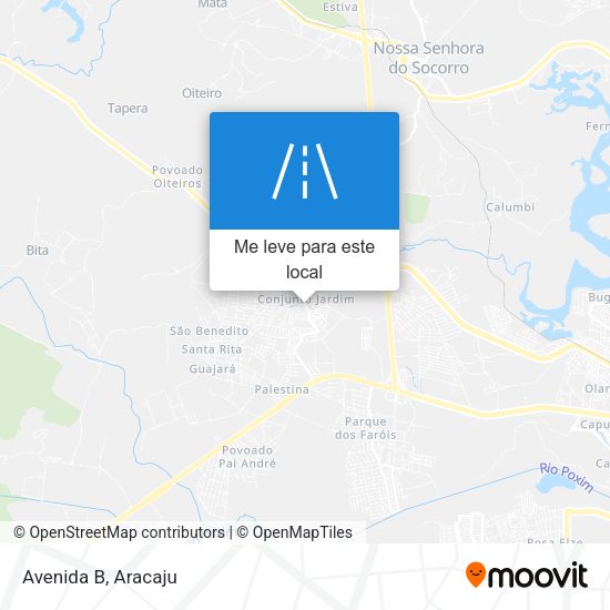 Avenida B mapa