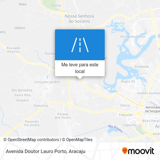 Avenida Doutor Lauro Porto mapa