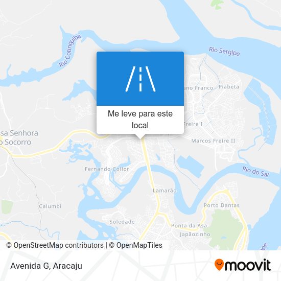 Avenida G mapa