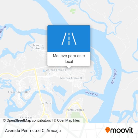 Avenida Perimetral C mapa