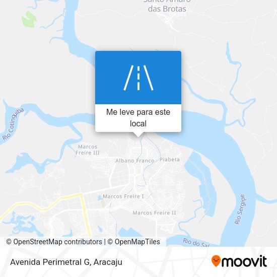 Avenida Perimetral G mapa