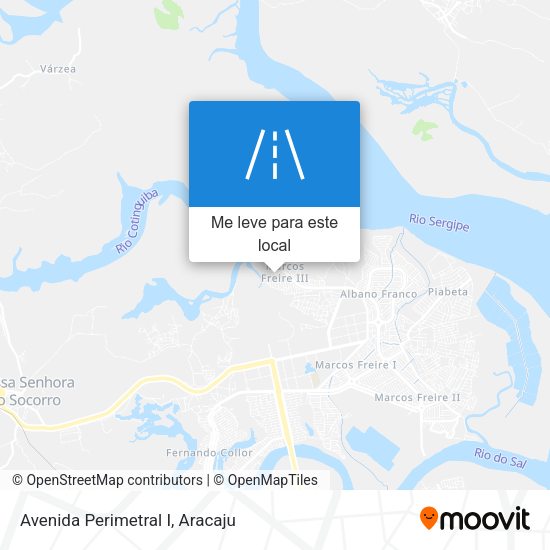 Avenida Perimetral I mapa