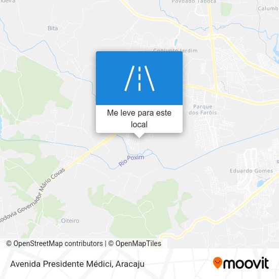 Avenida Presidente Médici mapa