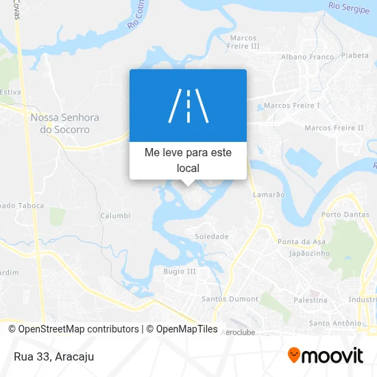 Rua 33 mapa