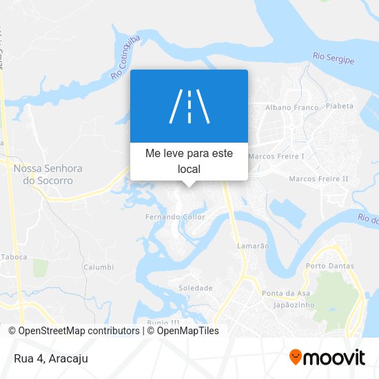 Rua 4 mapa