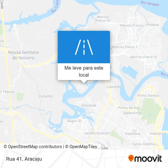 Rua 41 mapa