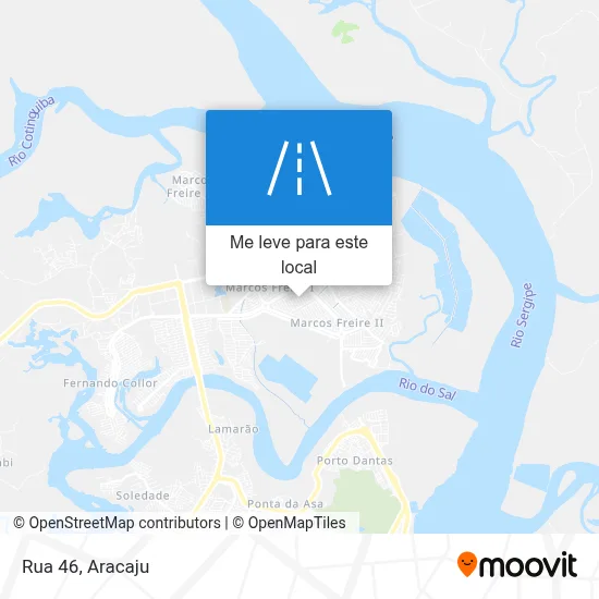 Rua 46 mapa