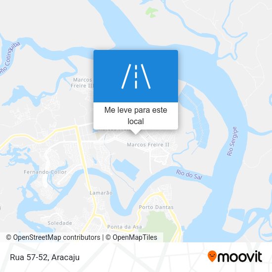 Rua 57-52 mapa
