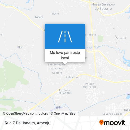 Rua 7 De Janeiro mapa