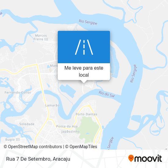 Rua 7 De Setembro mapa