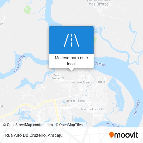 Rua Alto Do Cruzeiro mapa