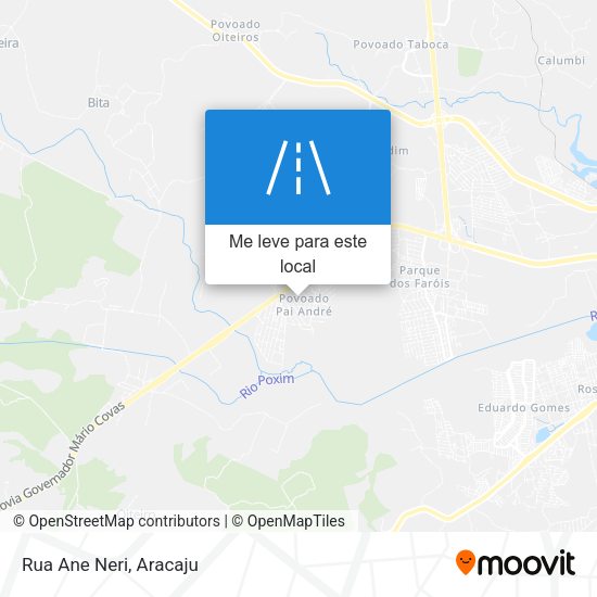 Rua Ane Neri mapa