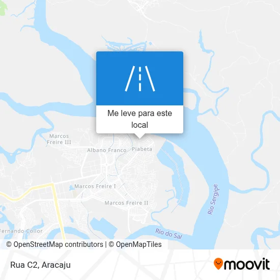 Rua C2 mapa