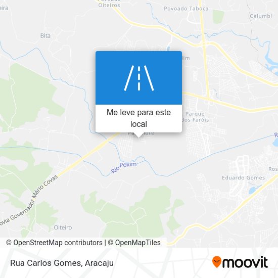 Rua Carlos Gomes mapa