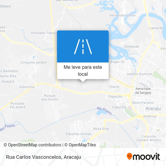 Rua Carlos Vasconcelos mapa