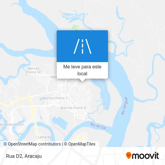 Rua D2 mapa
