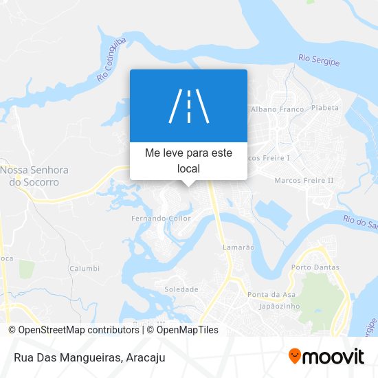 Rua Das Mangueiras mapa