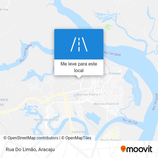 Rua Do Limão mapa
