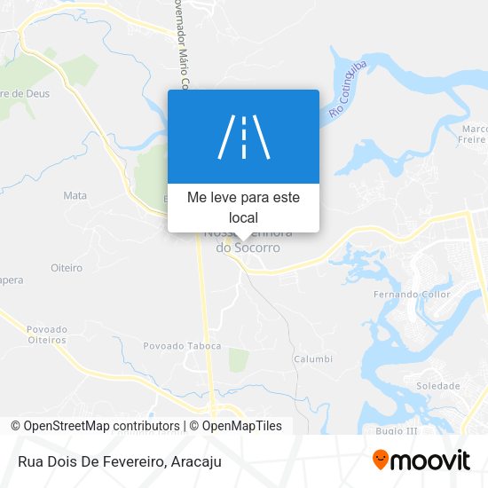 Rua Dois De Fevereiro mapa