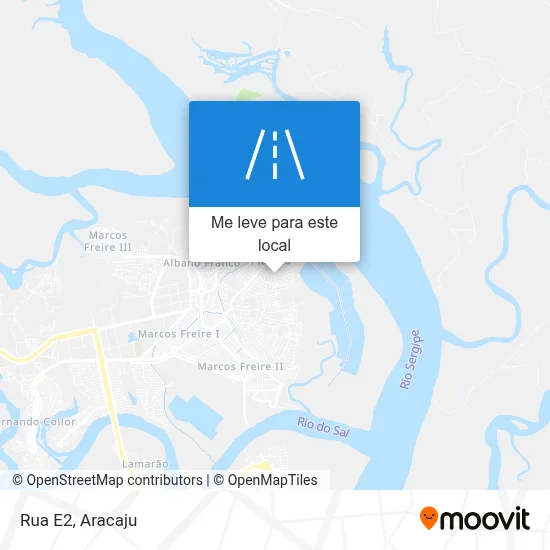 Rua E2 mapa