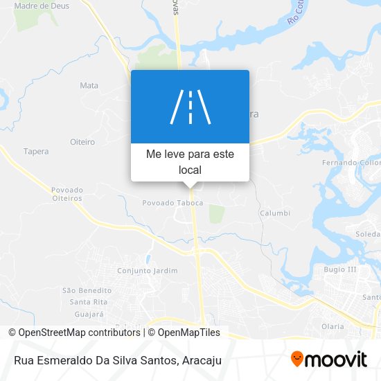 Rua Esmeraldo Da Silva Santos mapa