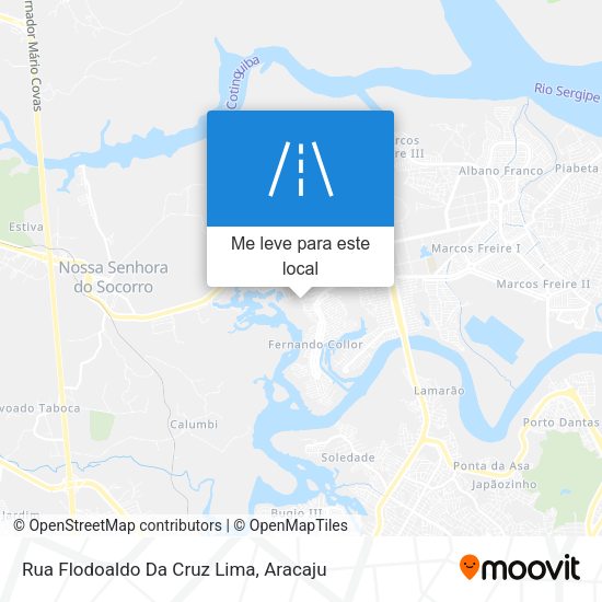 Rua Flodoaldo Da Cruz Lima mapa