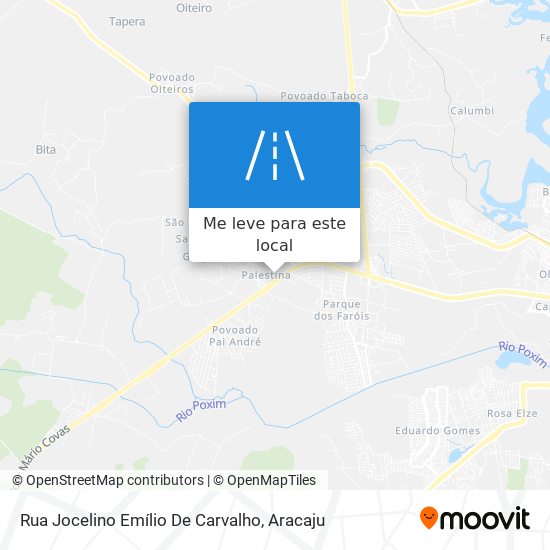 Rua Jocelino Emílio De Carvalho mapa