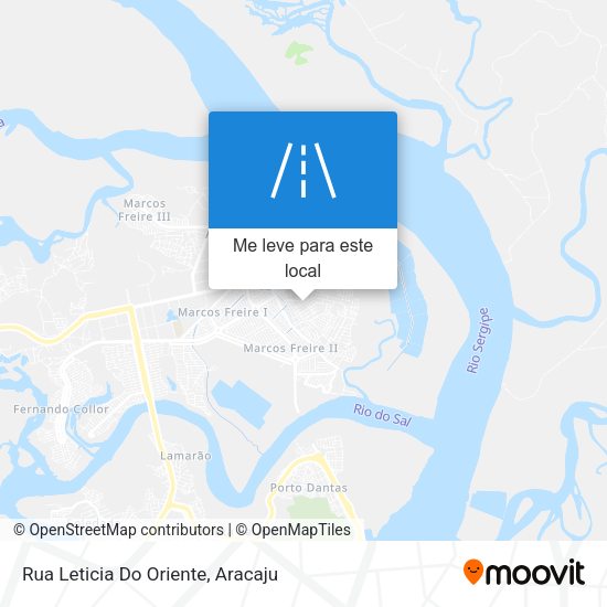 Rua Leticia Do Oriente mapa