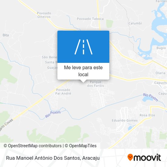 Rua Manoel Antônio Dos Santos mapa