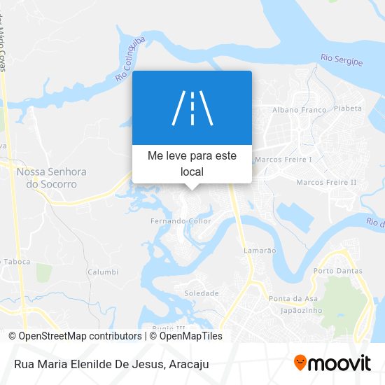 Rua Maria Elenilde De Jesus mapa