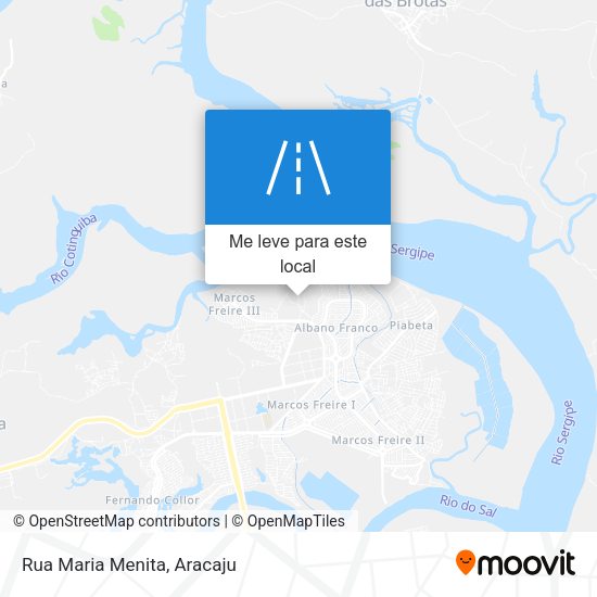 Rua Maria Menita mapa