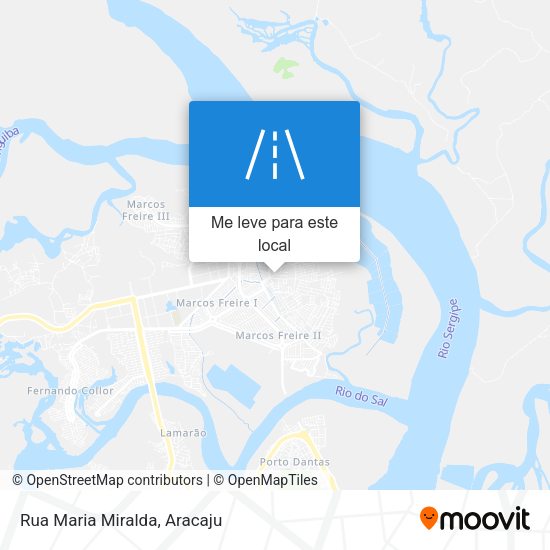 Rua Maria Miralda mapa