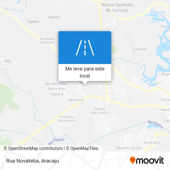 Rua Novateba mapa