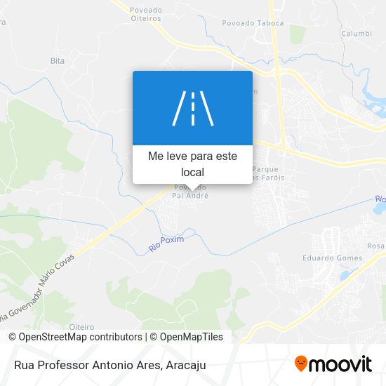 Rua Professor Antonio Ares mapa