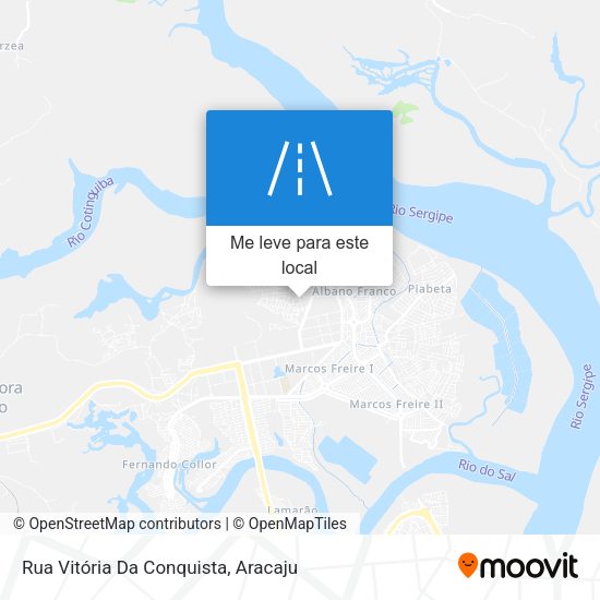 Rua Vitória Da Conquista mapa