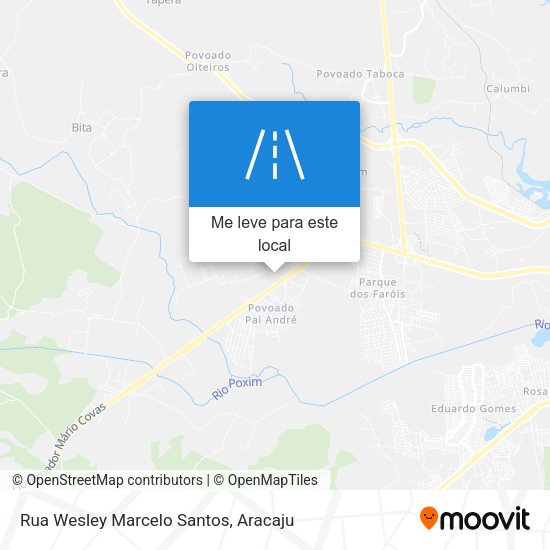 Rua Wesley Marcelo Santos mapa