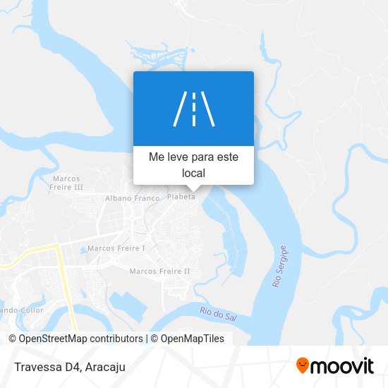 Travessa D4 mapa
