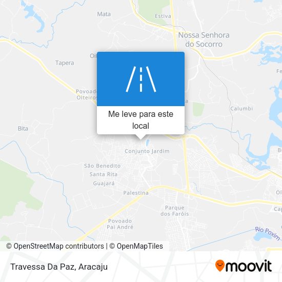 Travessa Da Paz mapa