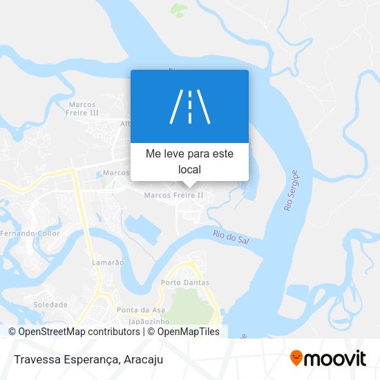 Travessa Esperança mapa