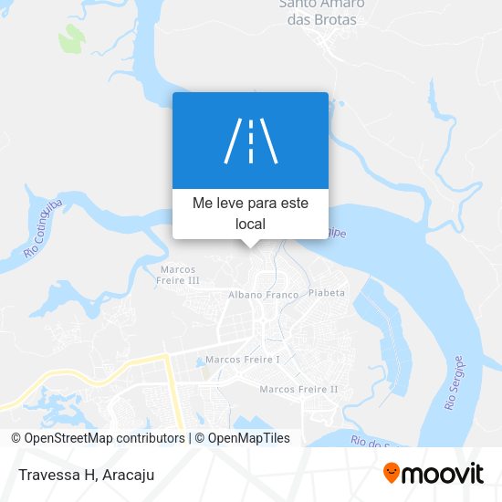 Travessa H mapa
