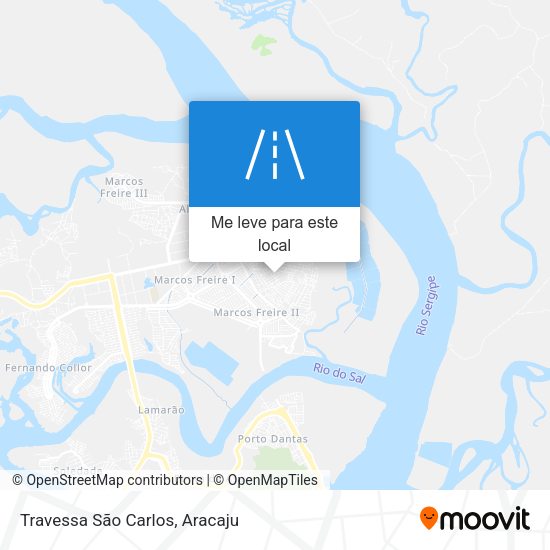 Travessa São Carlos mapa