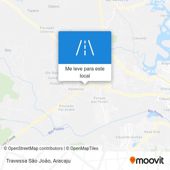 Travessa São João mapa