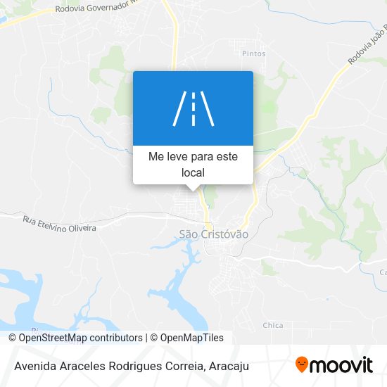 Avenida Araceles Rodrigues Correia mapa